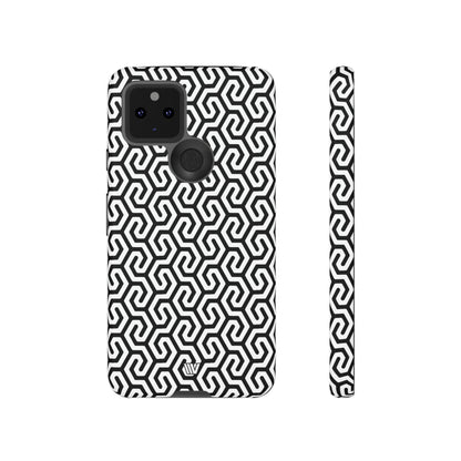 ABSTRACT INTERLOCKING PATTERN | Tough Phone Case