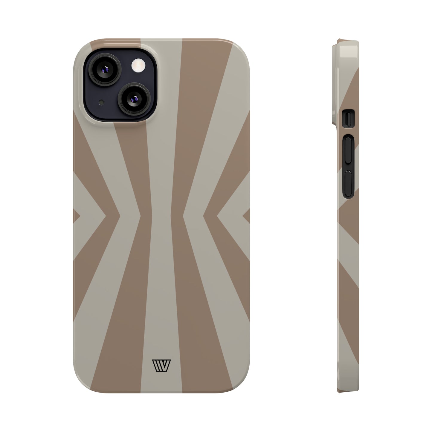 NEUTRAL INWARD LINES | Slim iPhone Case - Trovvve