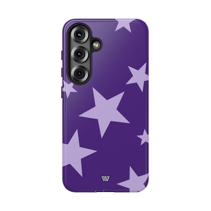 PURPLE BOLD STARS | Tough Phone Case
