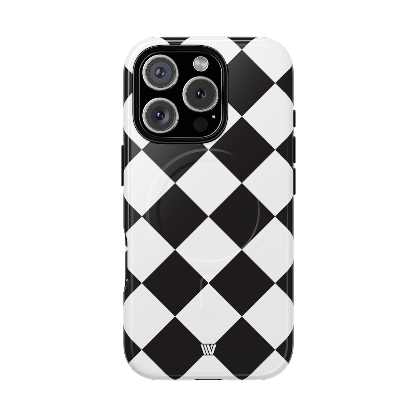 BLACK & WHITE DIAMOND | MagSafe Tough iPhone Case