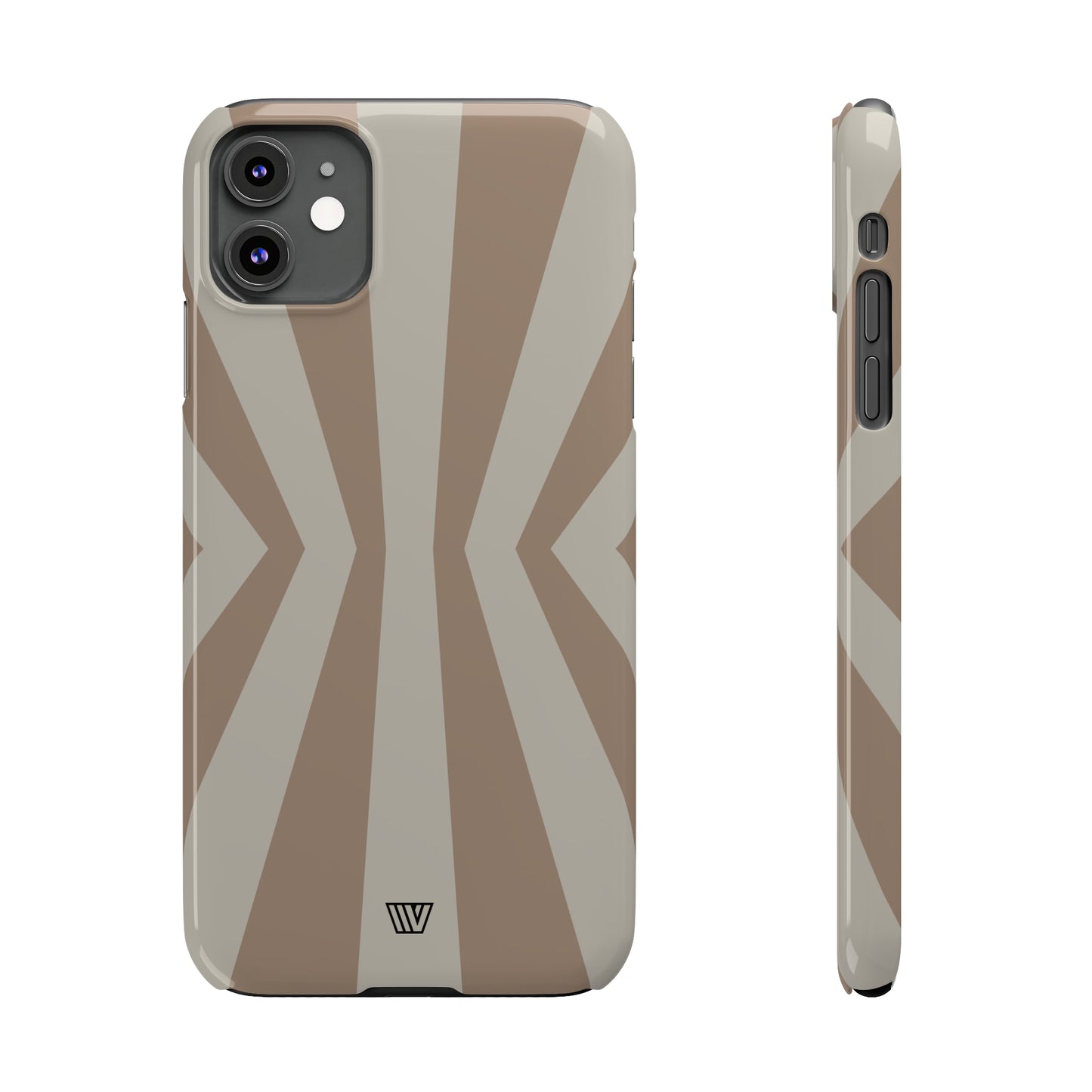 NEUTRAL INWARD LINES | Slim iPhone Case - Trovvve