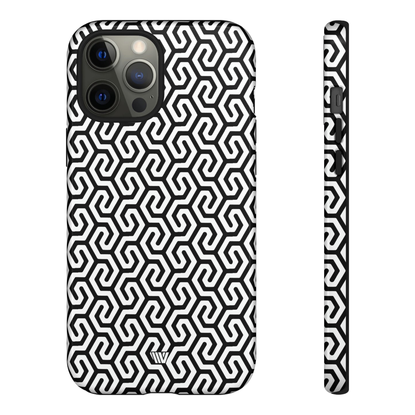 ABSTRACT INTERLOCKING PATTERN | Tough Phone Case