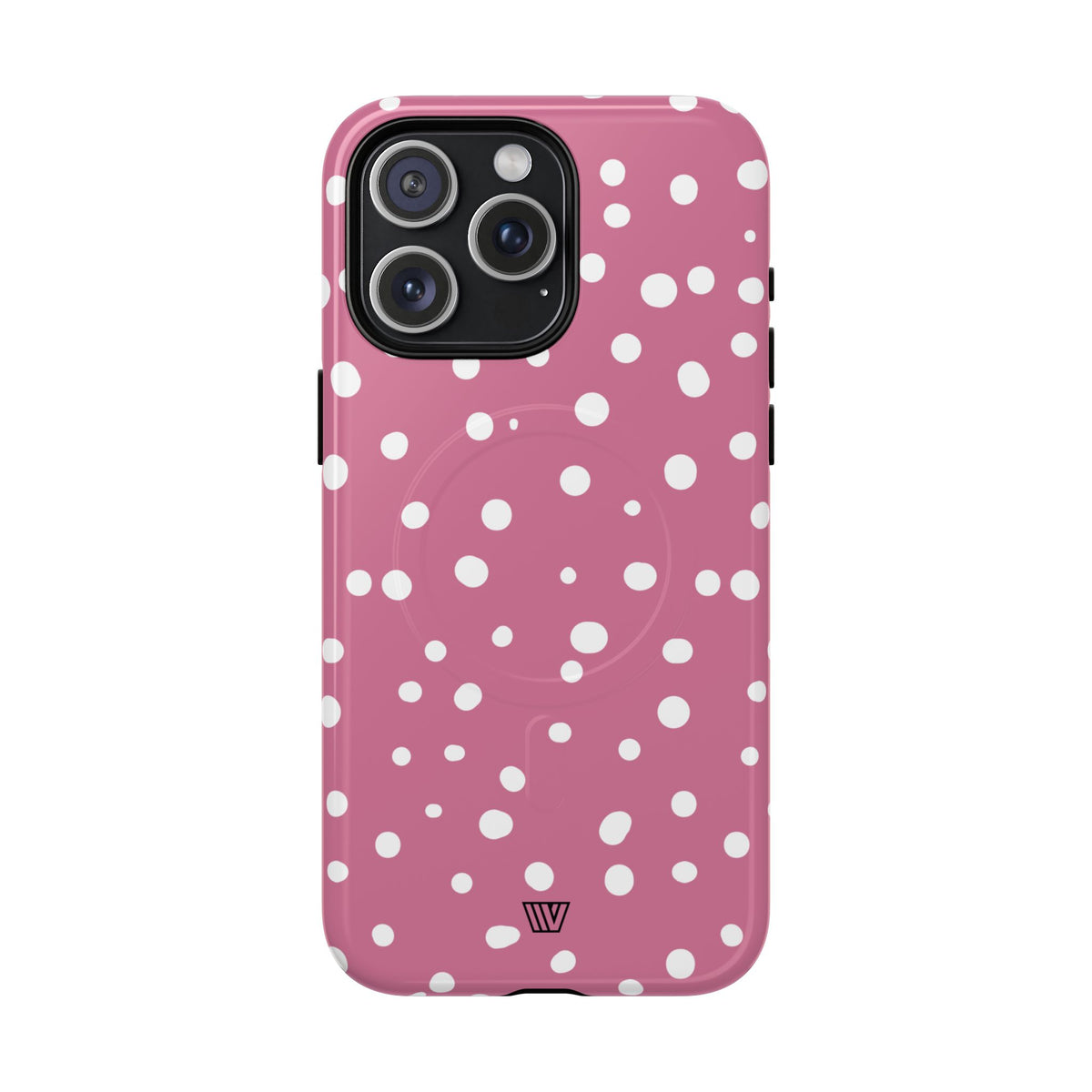 BLUSH RED DOTS | MagSafe Tough iPhone Case
