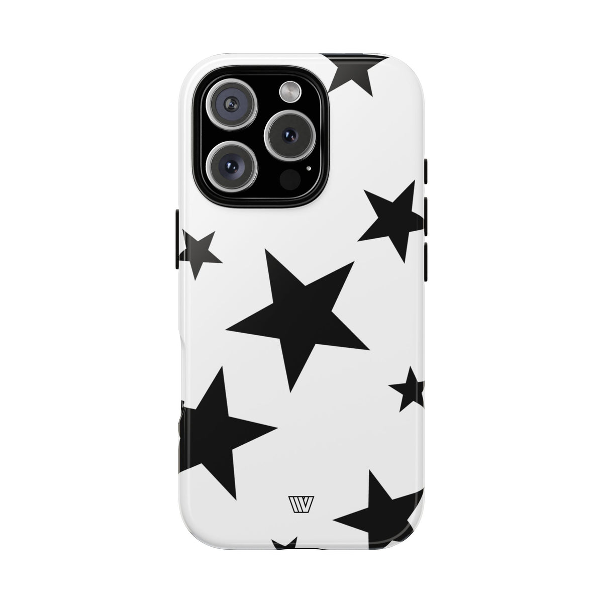 ALL WHITE BOLD STARS | Tough Phone Case