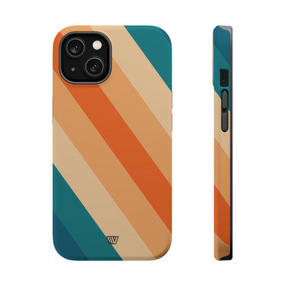 70s RETRO STRIPE | MagSafe Tough  iPhone Case - Trovvve