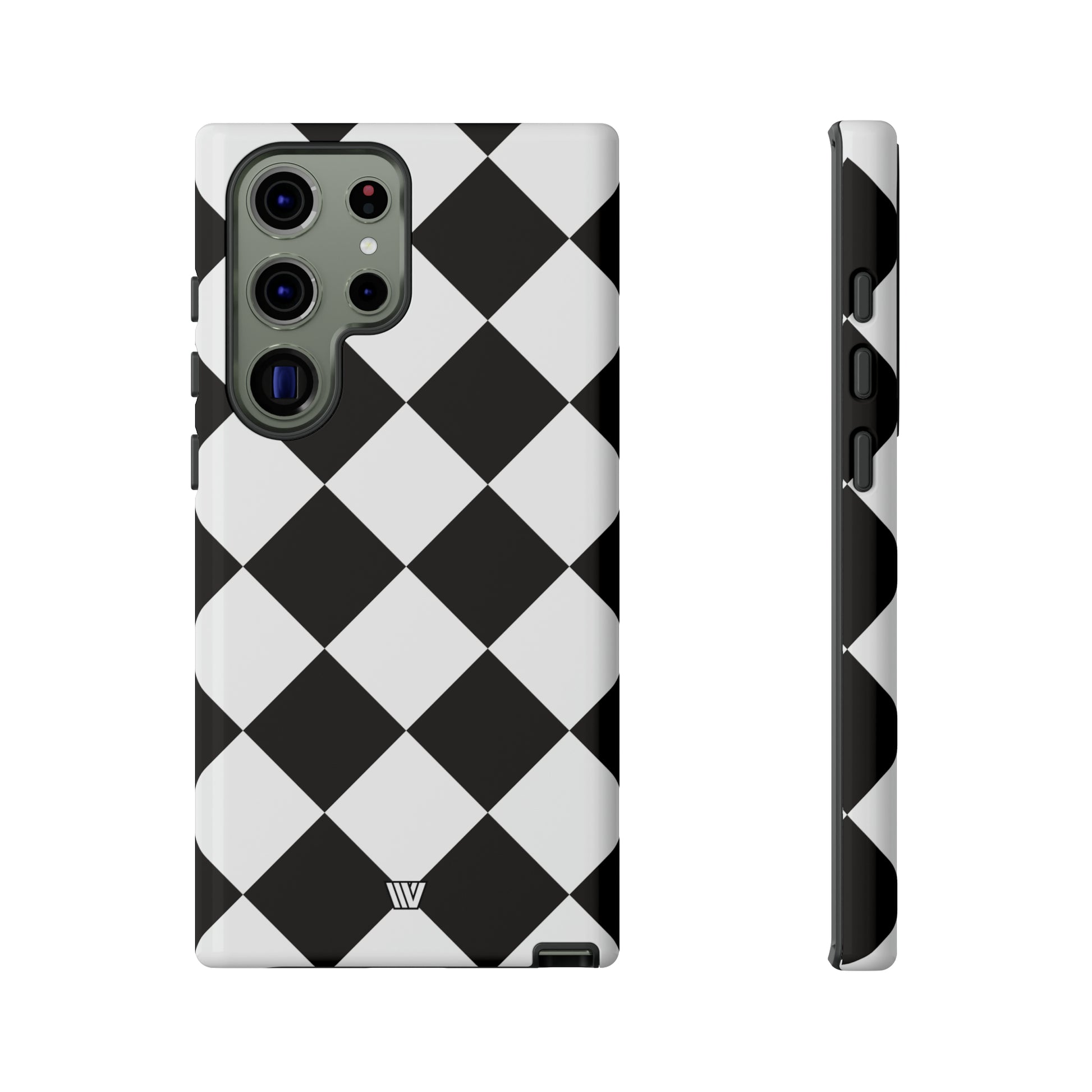 BLACK & WHITE DIAMOND | Tough Phone Case - Trovvve