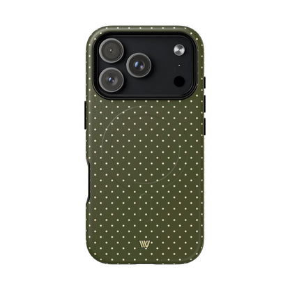 OLIVE CONFETTI | MagSafe Tough iPhone Case