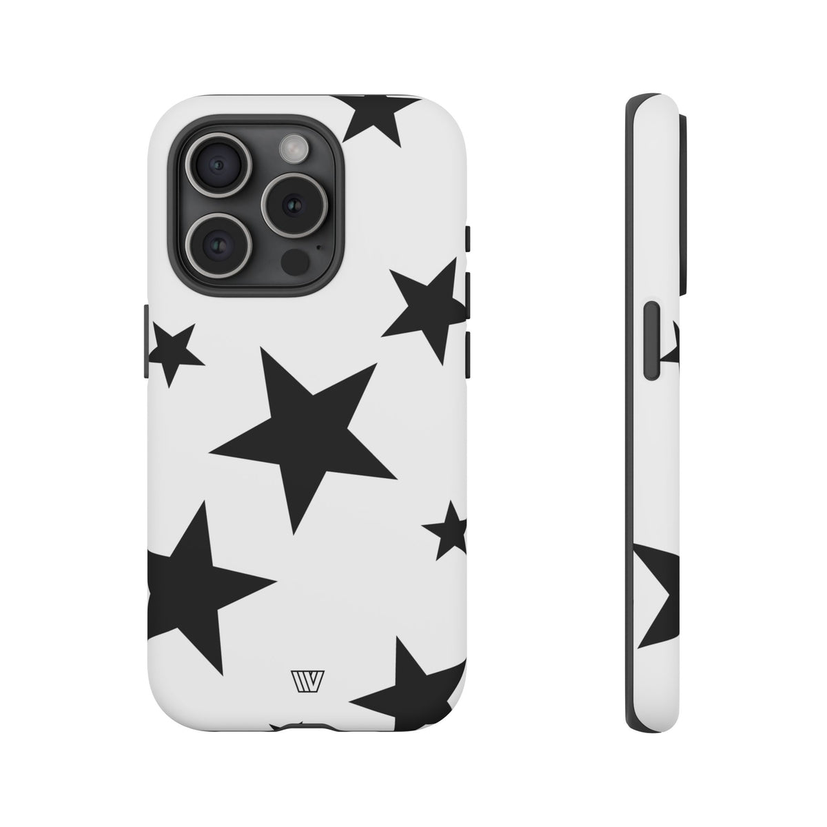 ALL WHITE BOLD STARS | Tough Phone Case