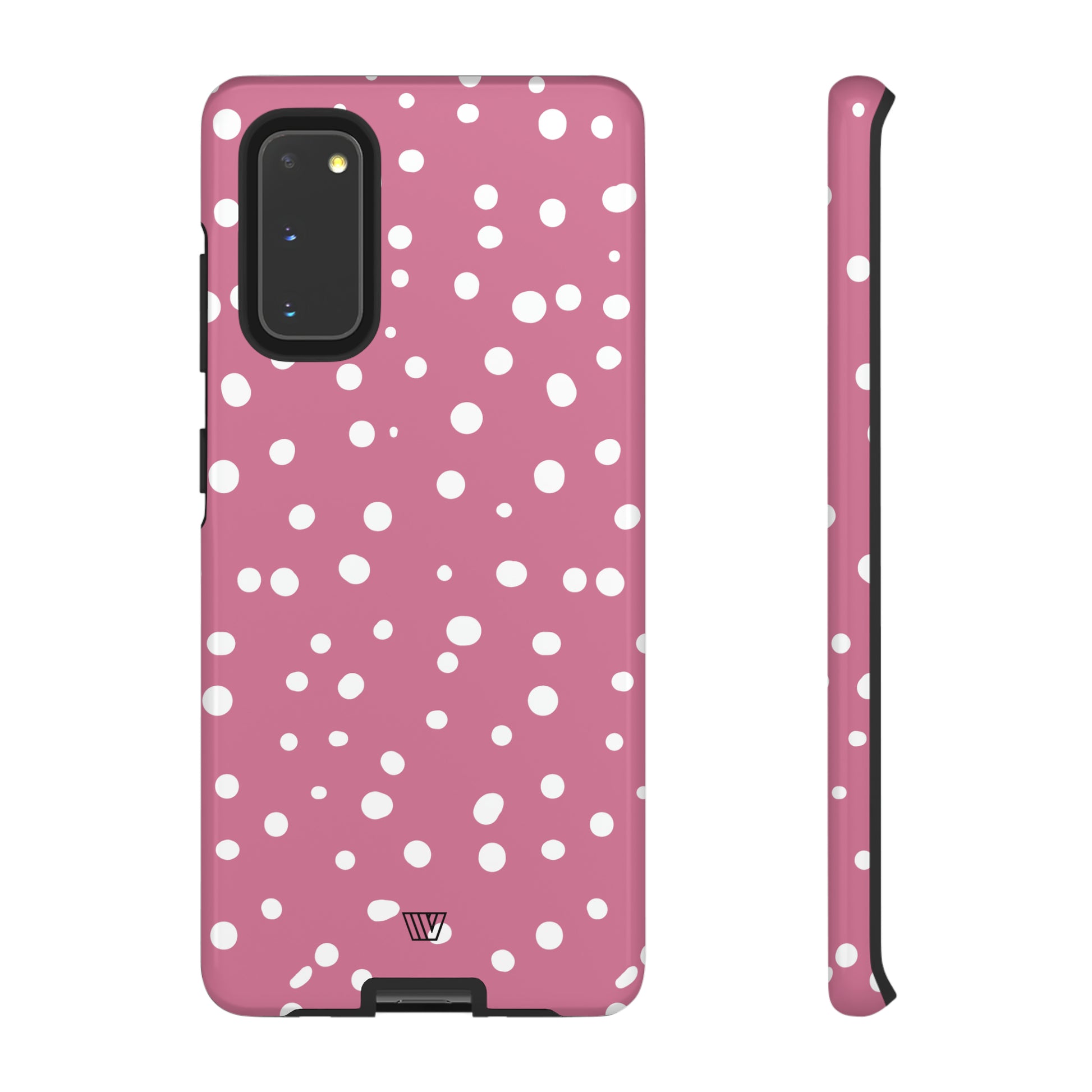 BLUSH RED DOTS | Tough Phone Case - Trovvve