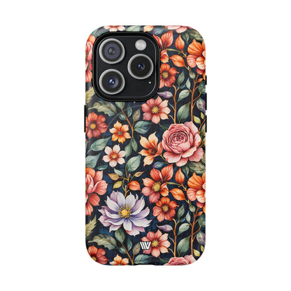 Night Bloom Bouquet MagSafe Tough iPhone Case – iPhone 15 Pro, Matte