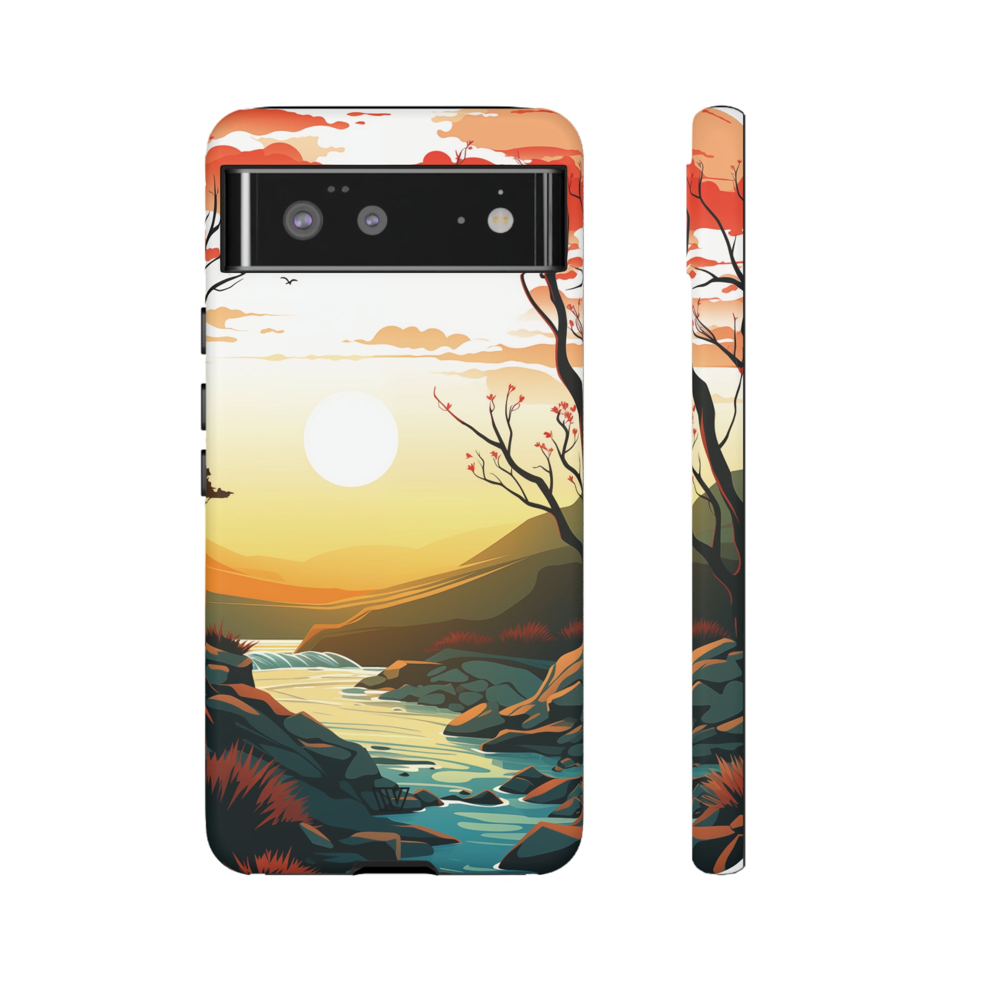 RIVER SUNSET | Tough Phone Case - Trovvve