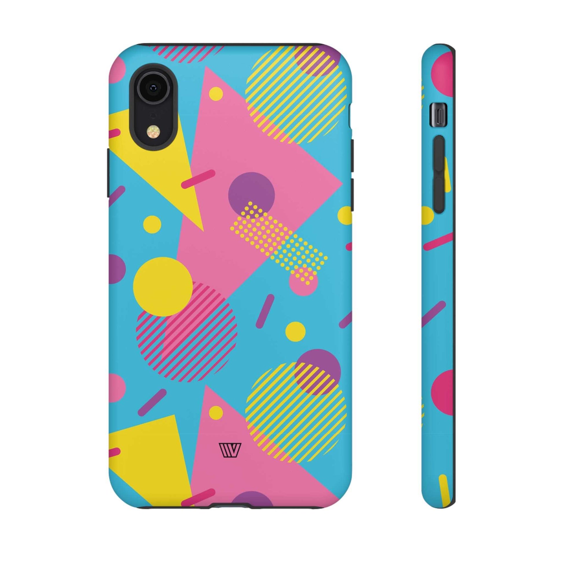 80s / 90s RETO PATTERN LIGHT BLUE | Tough Phone Case