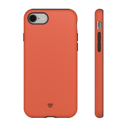 SOLID BURNT SIENNA | Tough Phone Case - Trovvve