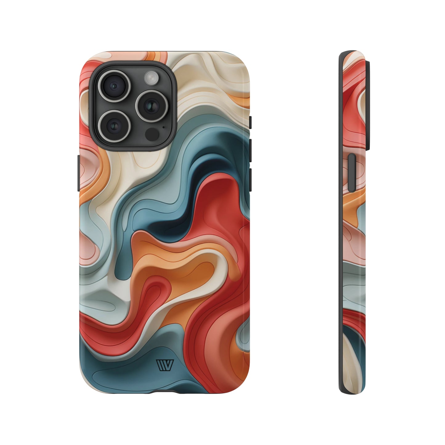 3D COLORFUL CLAY | Tough Phone Case - Trovvve