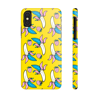 STRAWBERRY BANANA POP ART | Slim iPhone Case - Trovvve