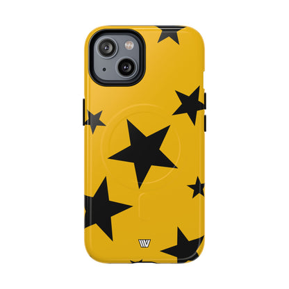 YELLOW BOLD STARS | MagSafe Tough iPhone Case