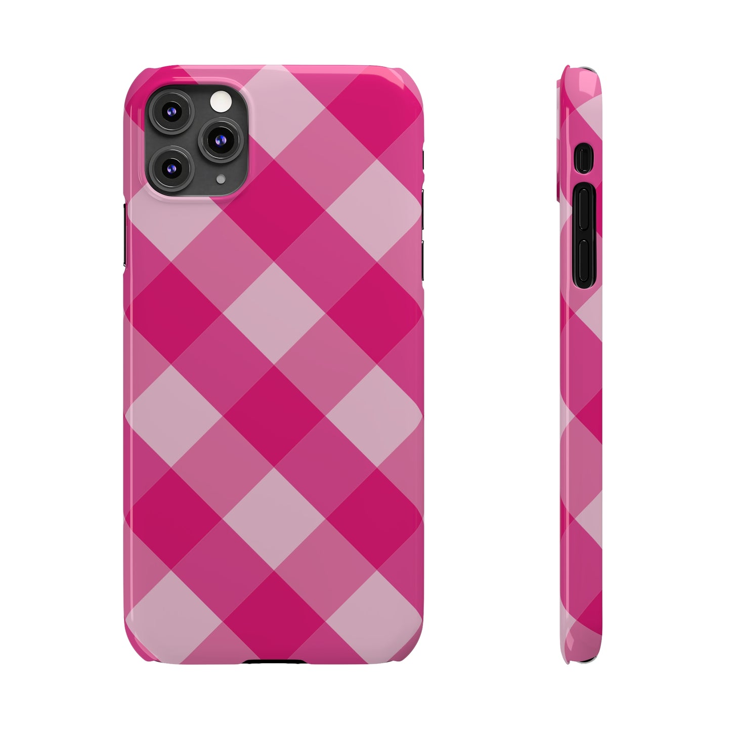 HOT PINK CLOTH Pattern  | Slim iPhone Case - Trovvve