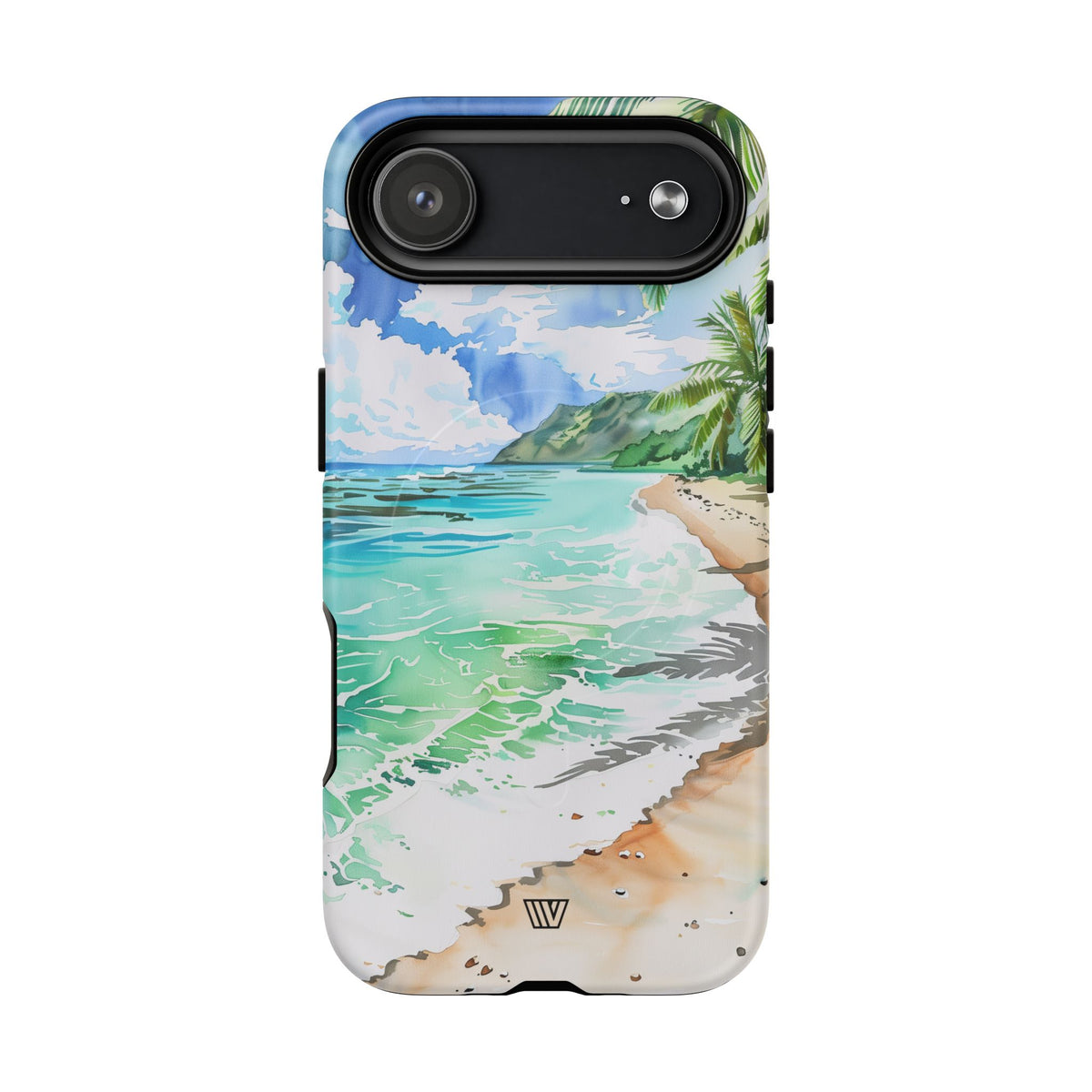 Watercolor Beach MagSafe Tough iPhone Case – iPhone 17 Air, Matte