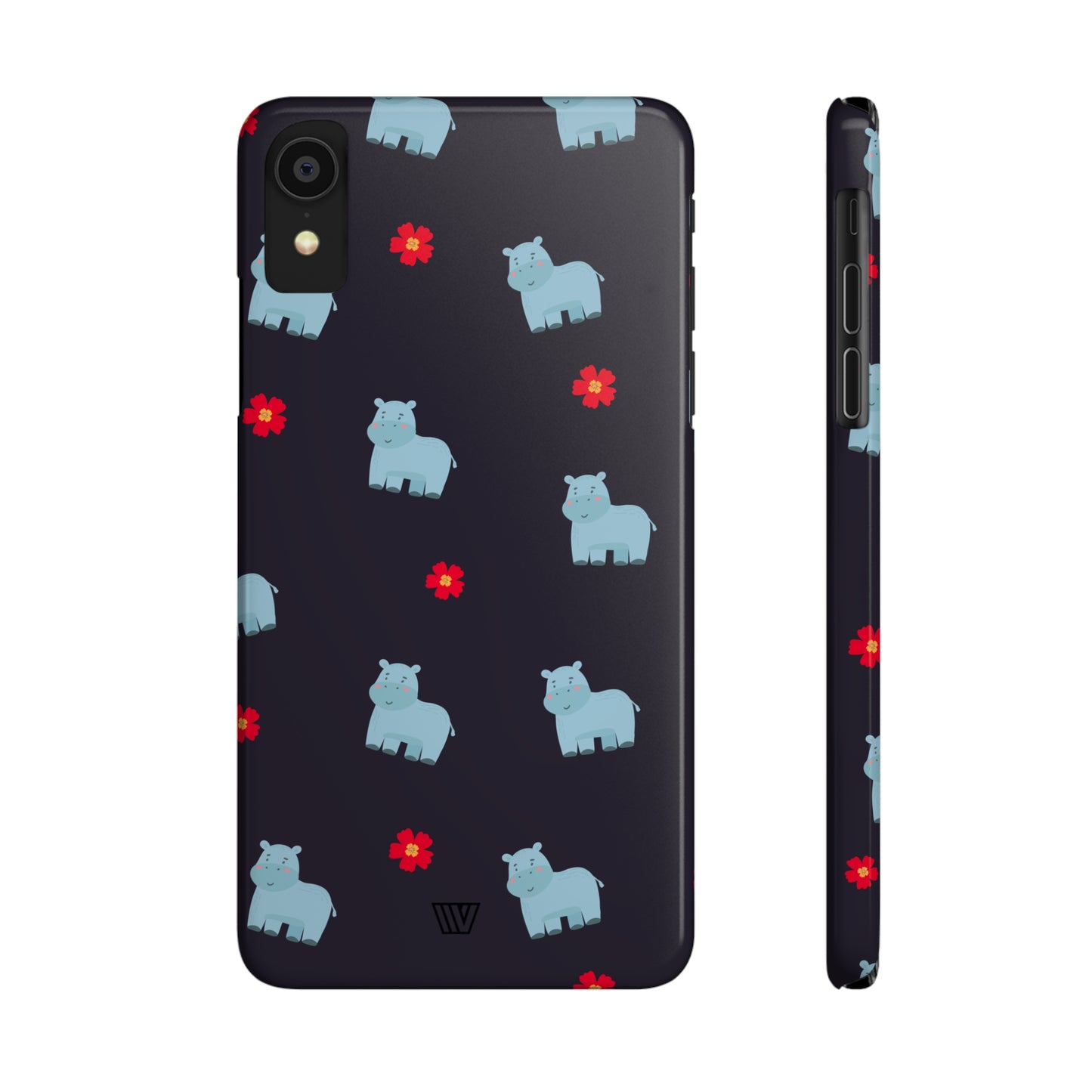 HIPPO PATTERN | Slim iPhone Case - Trovvve