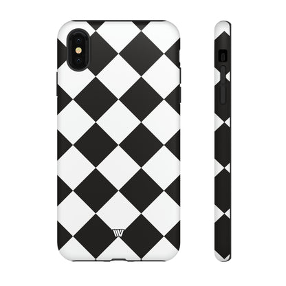 BLACK & WHITE DIAMOND | Tough Phone Case - Trovvve