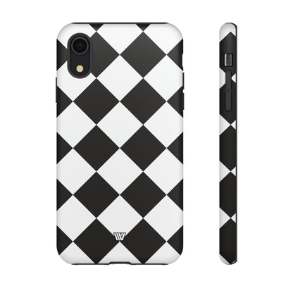 BLACK & WHITE DIAMOND | Tough Phone Case - Trovvve