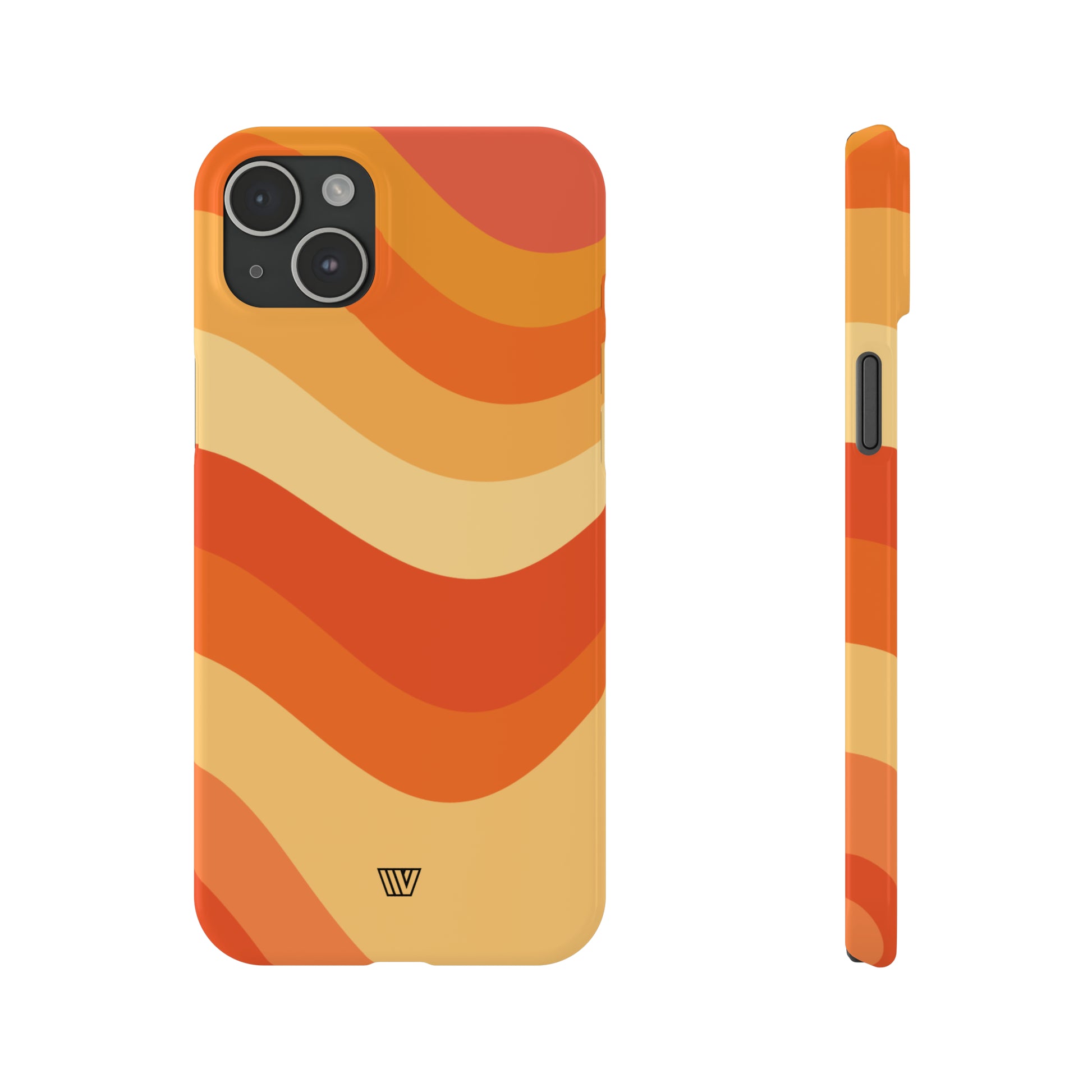 RETRO GROOVY WAVES | Slim iPhone Case - Trovvve