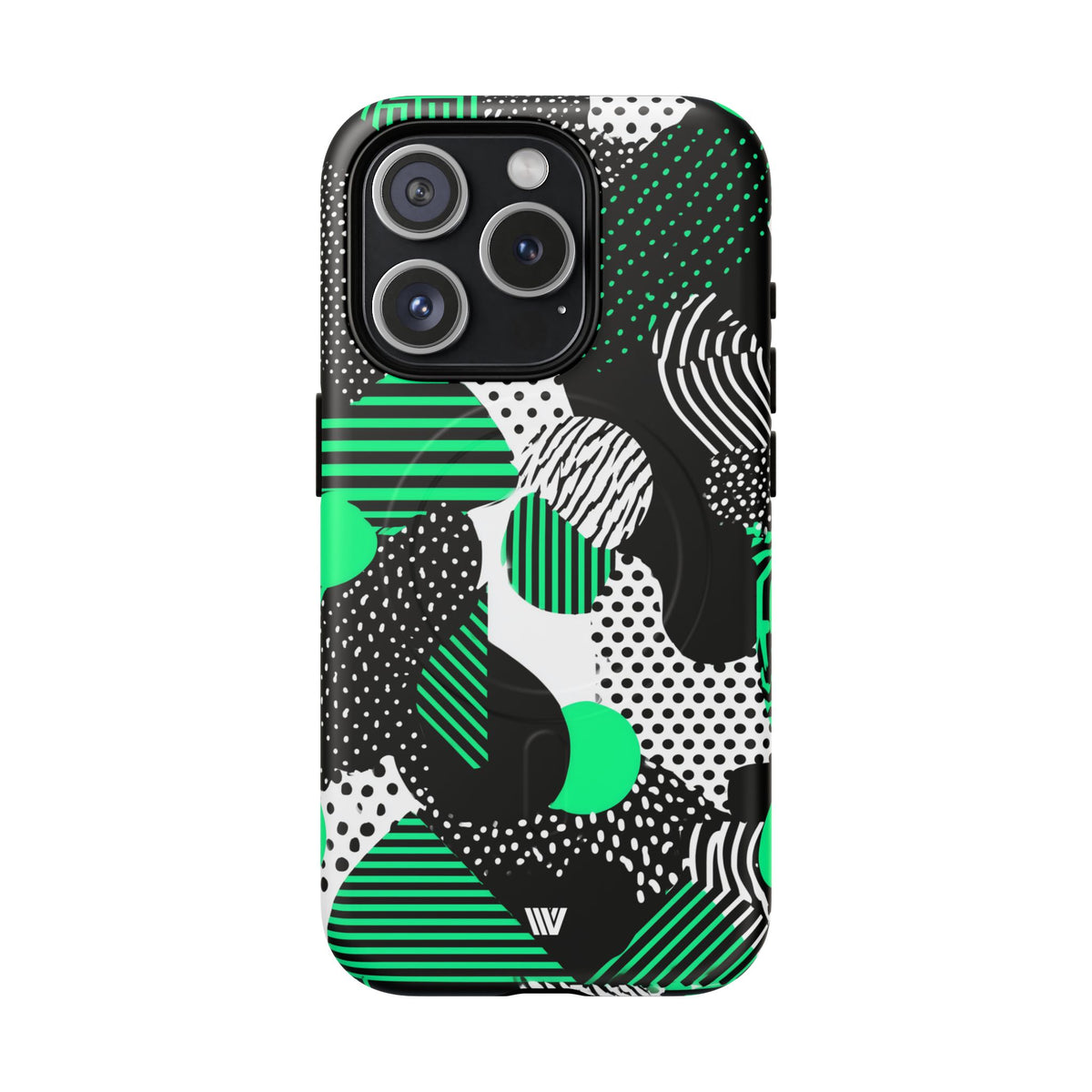 Pattern Clash MagSafe Tough iPhone Case – iPhone 15 Pro, Matte