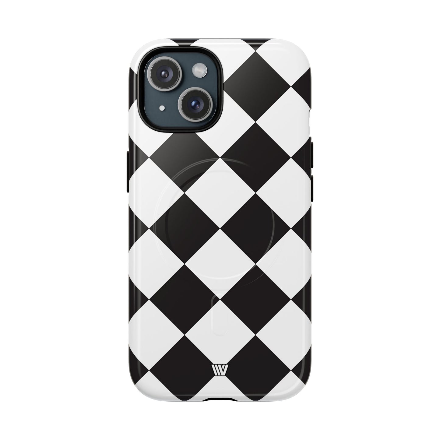 BLACK & WHITE DIAMOND | MagSafe Tough iPhone Case
