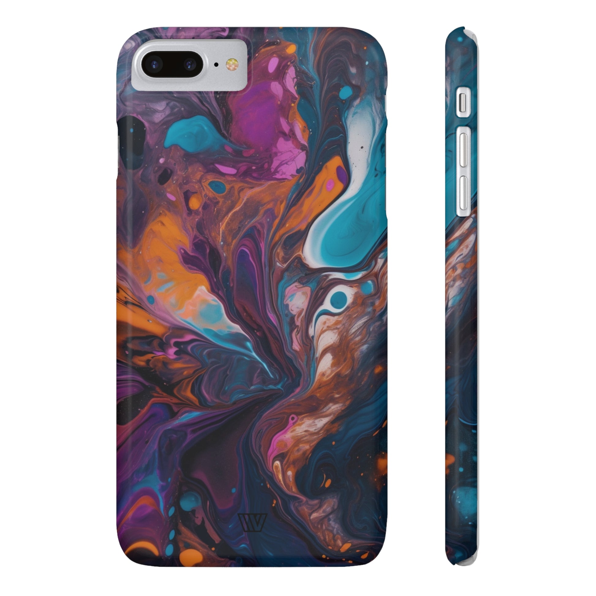 COSMIC PAINT SWIRL | Slim iPhone Case - Trovvve