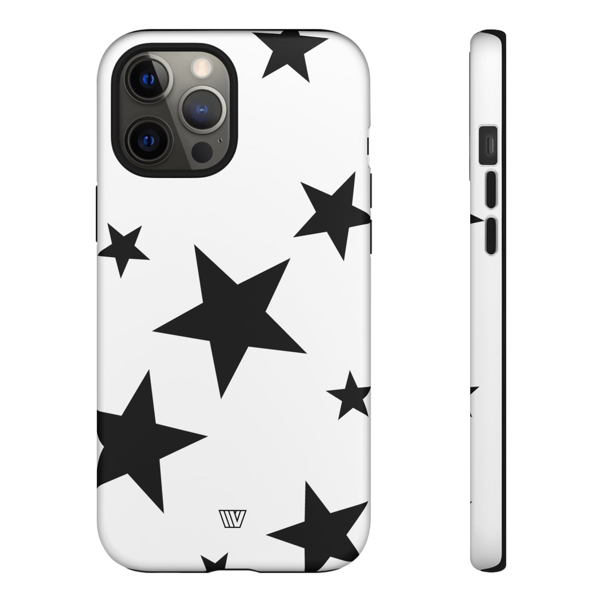 ALL WHITE BOLD STARS | Tough Phone Case