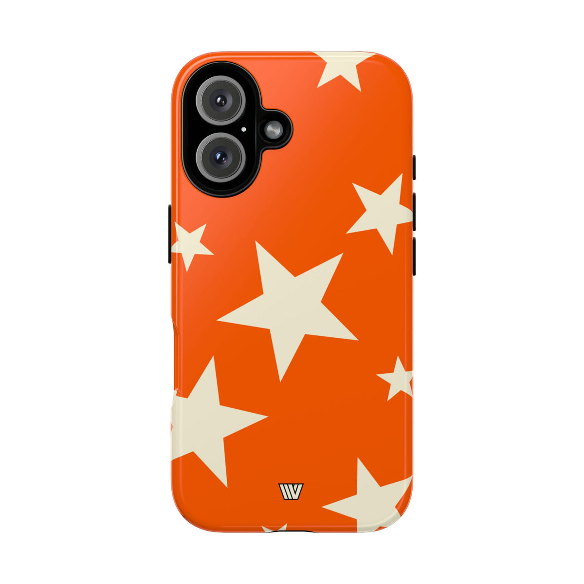 ORANGE BOLD STARS | Tough Phone Case