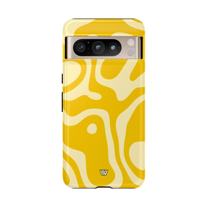 YELLOW SWIRL | Tough Phone Case
