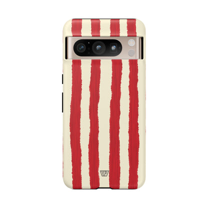 CANDY CANE STRIPE | Tough Phone Case