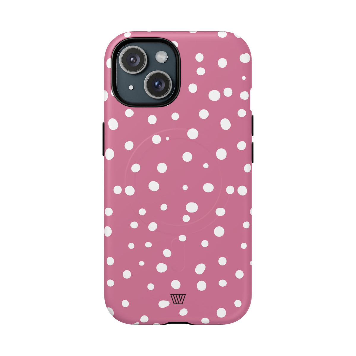 BLUSH RED DOTS | MagSafe Tough iPhone Case