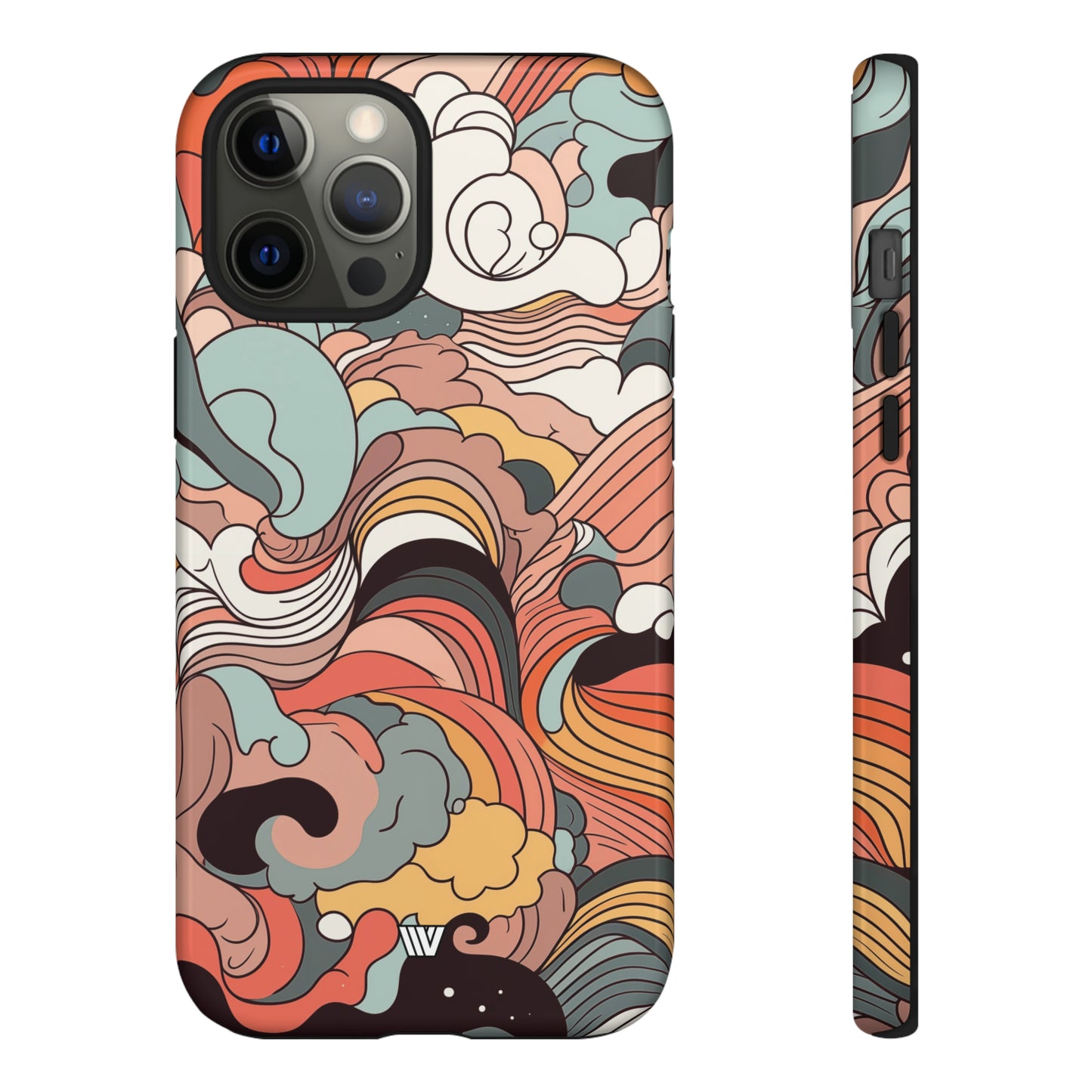 ABSTRACT DOODLE CLOUDS | Tough Phone Case - Trovvve