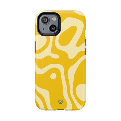 YELLOW SWIRL | MagSafe Tough iPhone Case