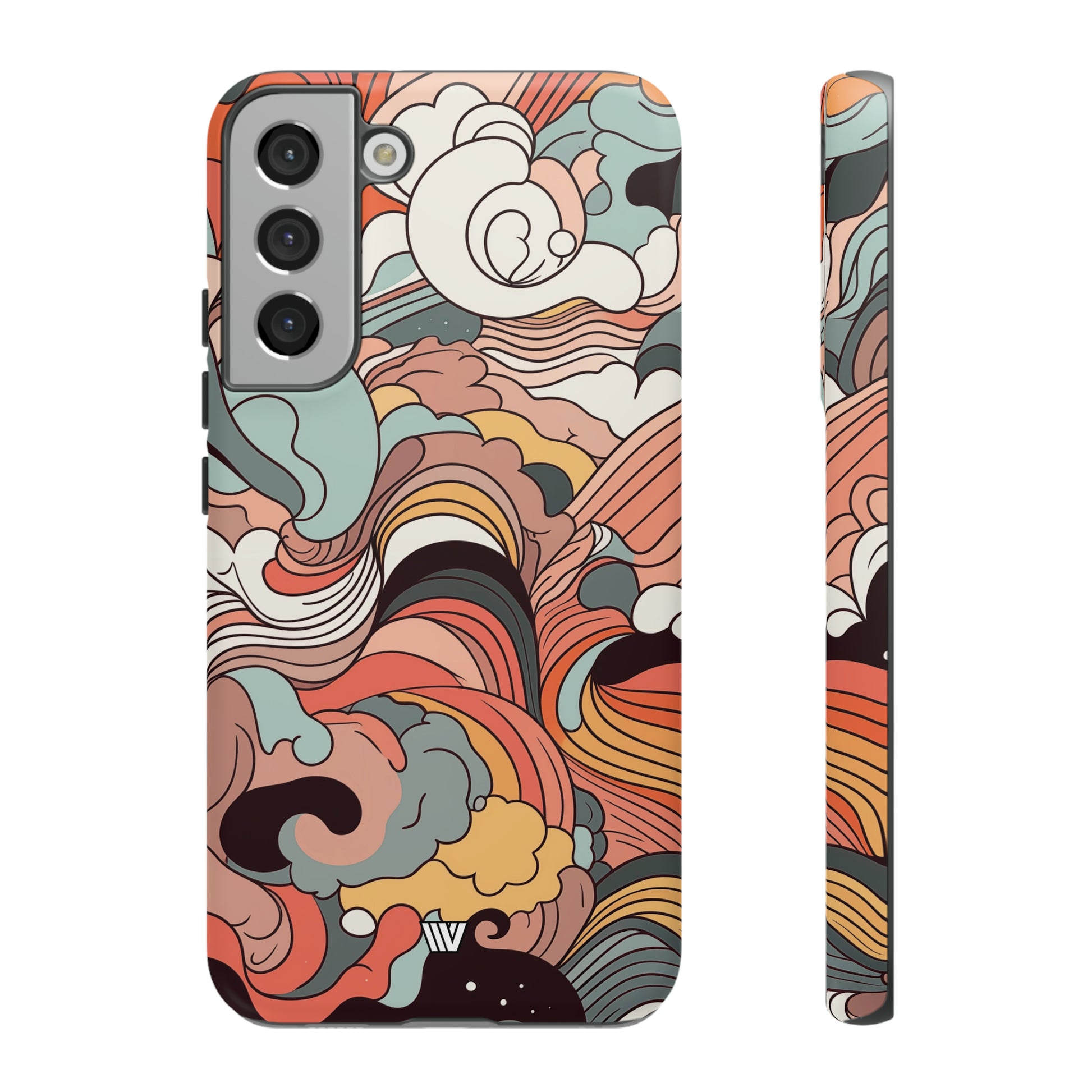 ABSTRACT DOODLE CLOUDS | Tough Phone Case - Trovvve