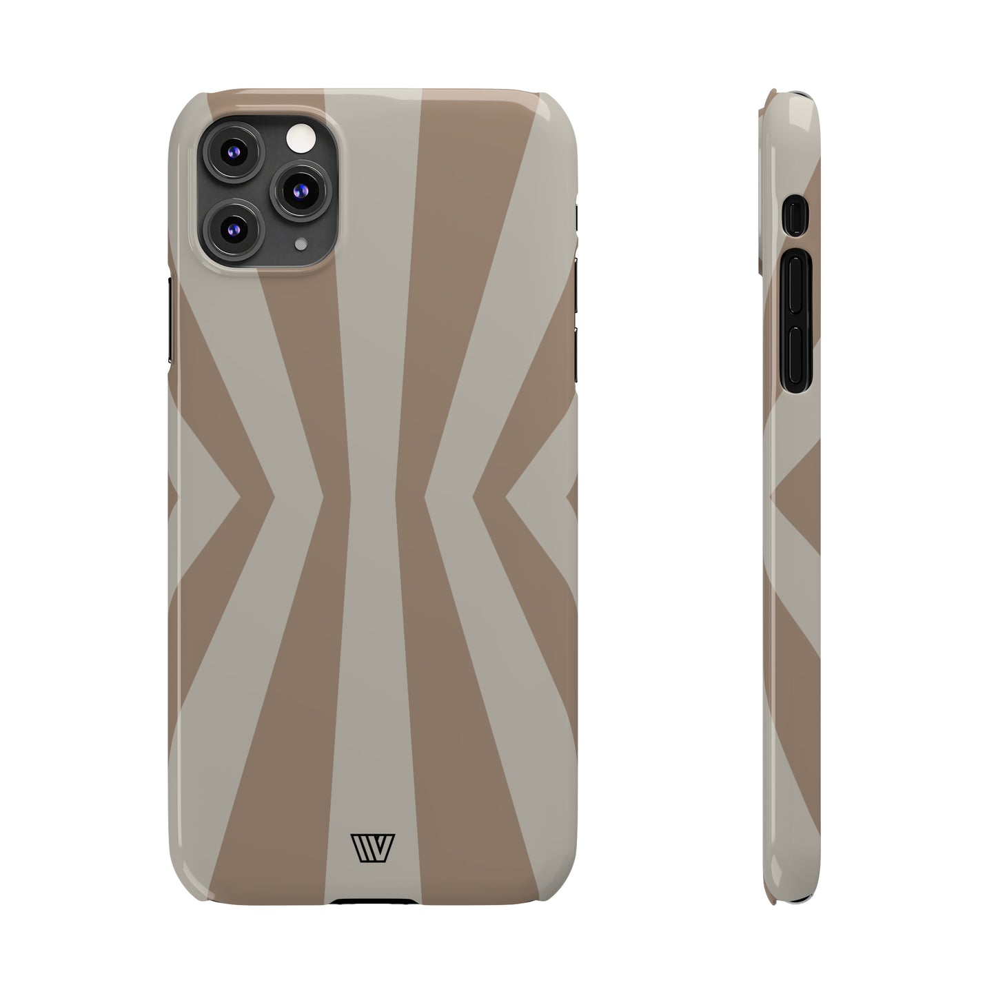 NEUTRAL INWARD LINES | Slim iPhone Case - Trovvve