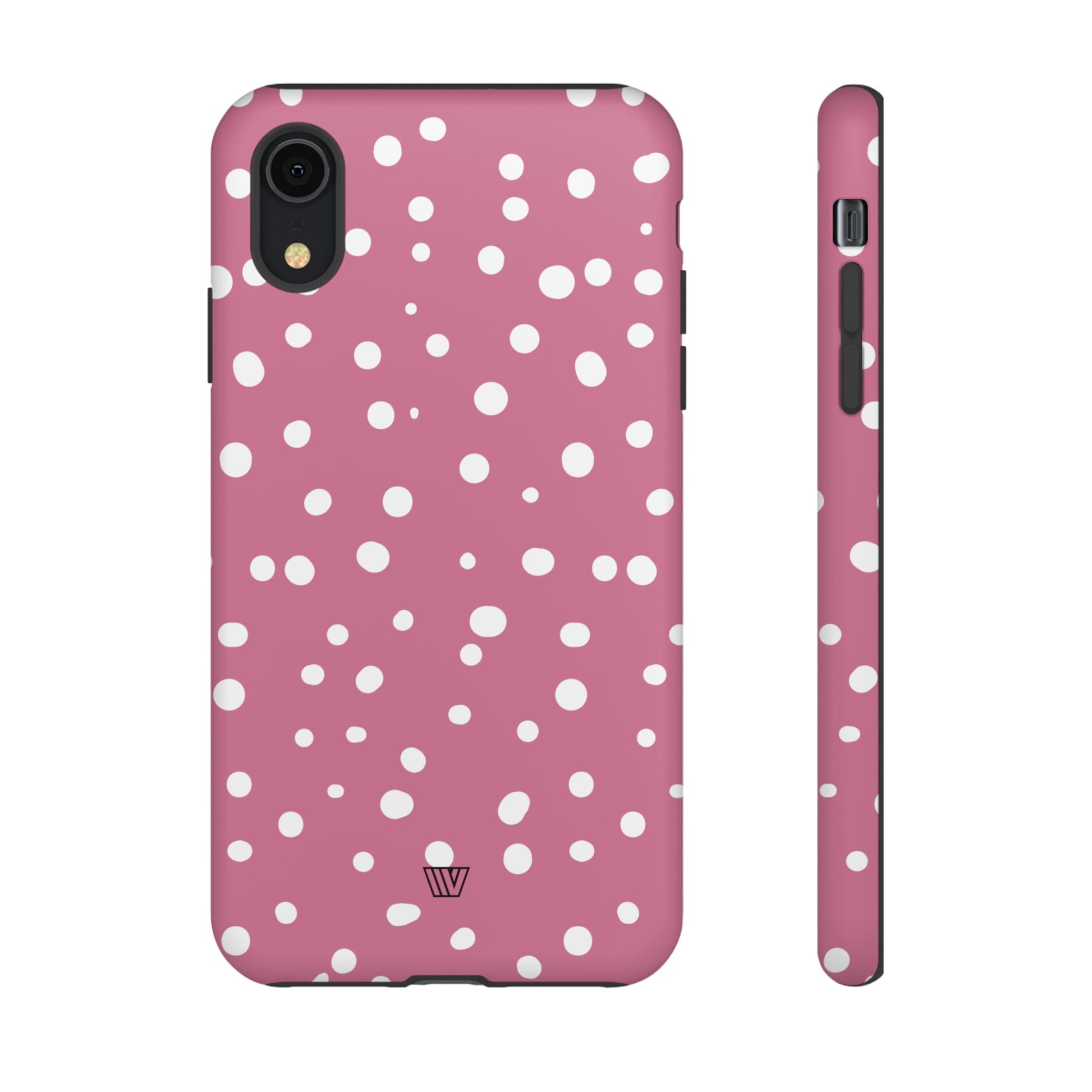 BLUSH RED DOTS | Tough Phone Case - Trovvve