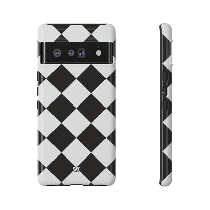 BLACK & WHITE DIAMOND | Tough Phone Case - Trovvve