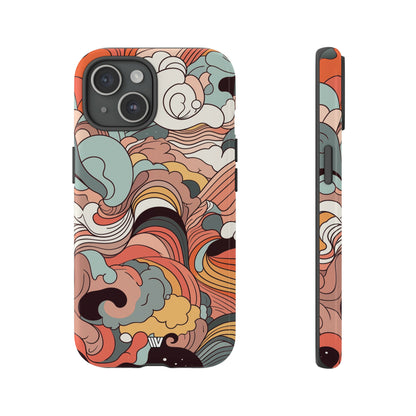 ABSTRACT DOODLE CLOUDS | Tough Phone Case - Trovvve