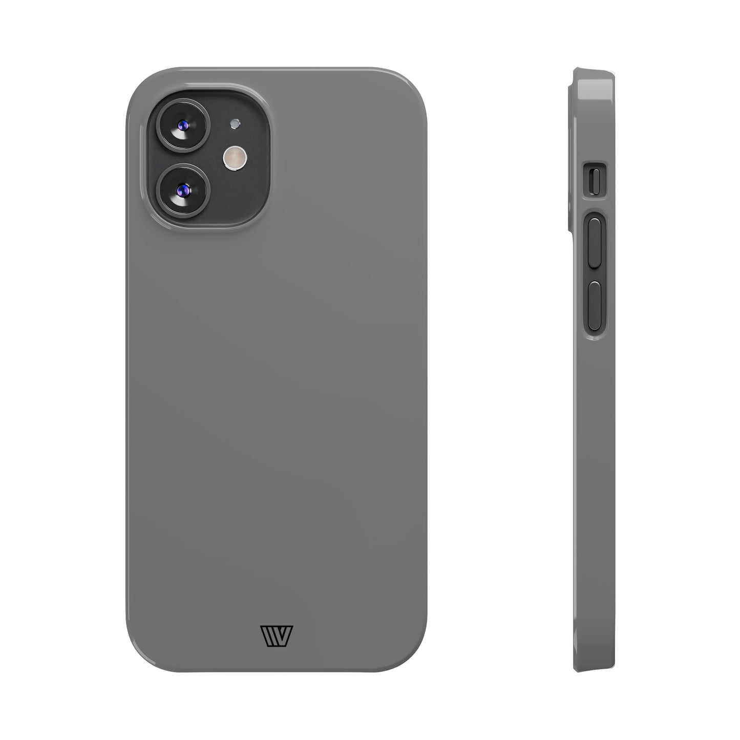 SOLID GRAY | Slim iPhone Case - Trovvve