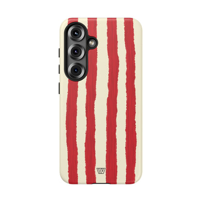 CANDY CANE STRIPE | Tough Phone Case