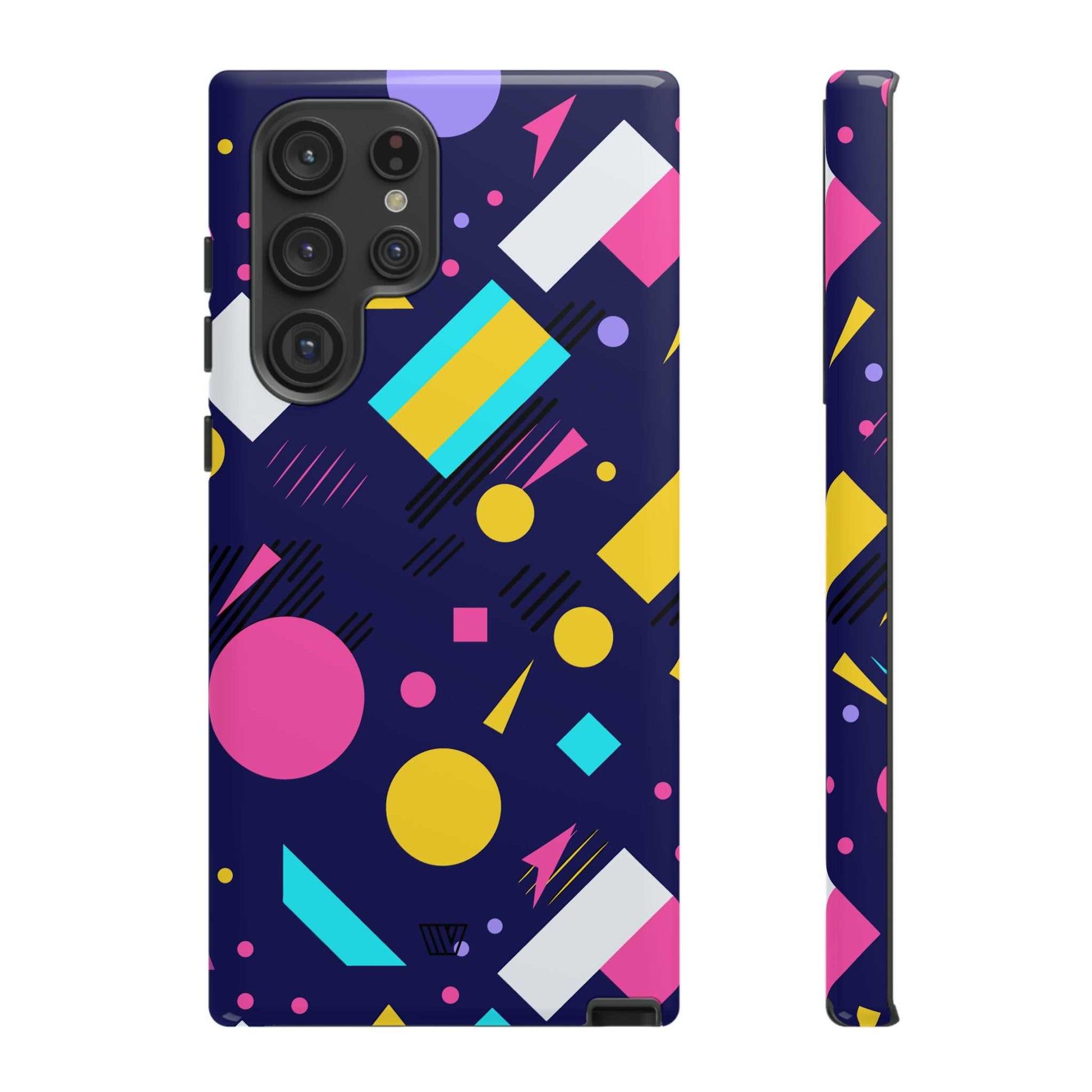 80s / 90s RETRO PATTERN DARK | Tough Phone Case