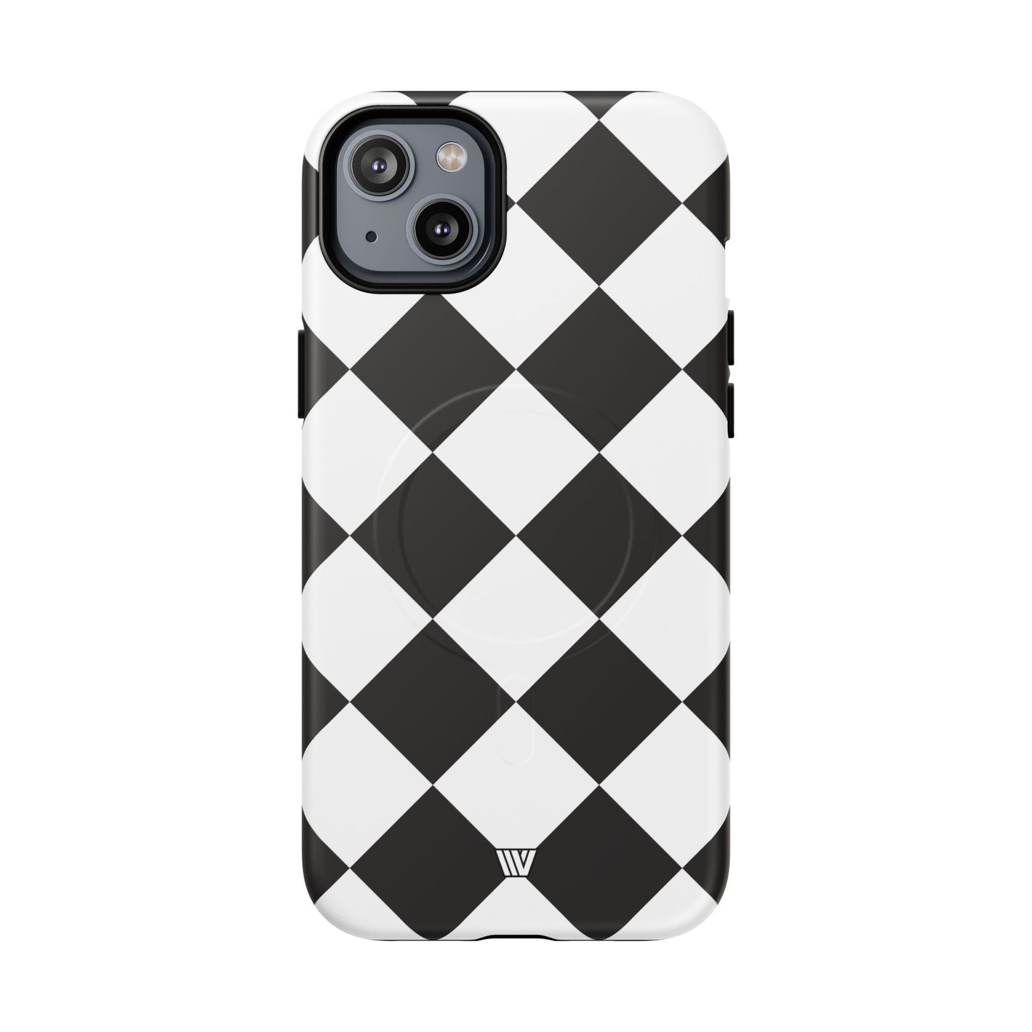 BLACK & WHITE DIAMOND | MagSafe Tough iPhone Case