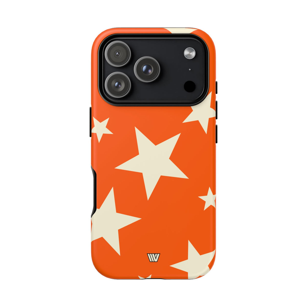 ORANGE BOLD STARS | Tough Phone Case