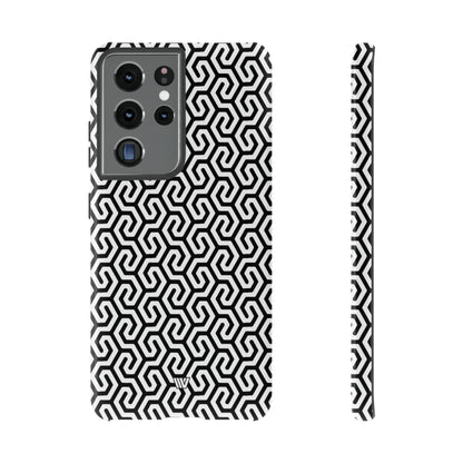 ABSTRACT INTERLOCKING PATTERN | Tough Phone Case