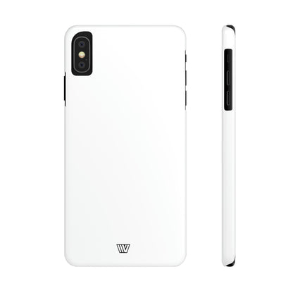 ALL WHITE | Slim iPhone Case