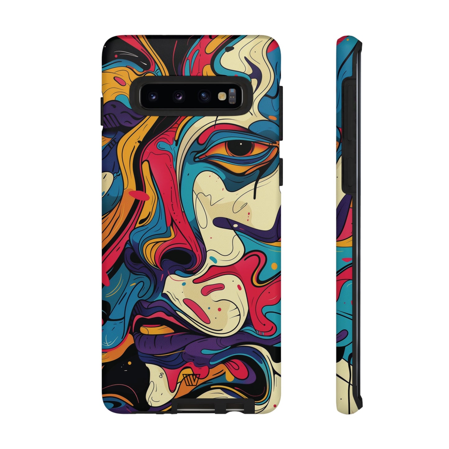 PAINT SWIRL FACE | Tough Phone Case