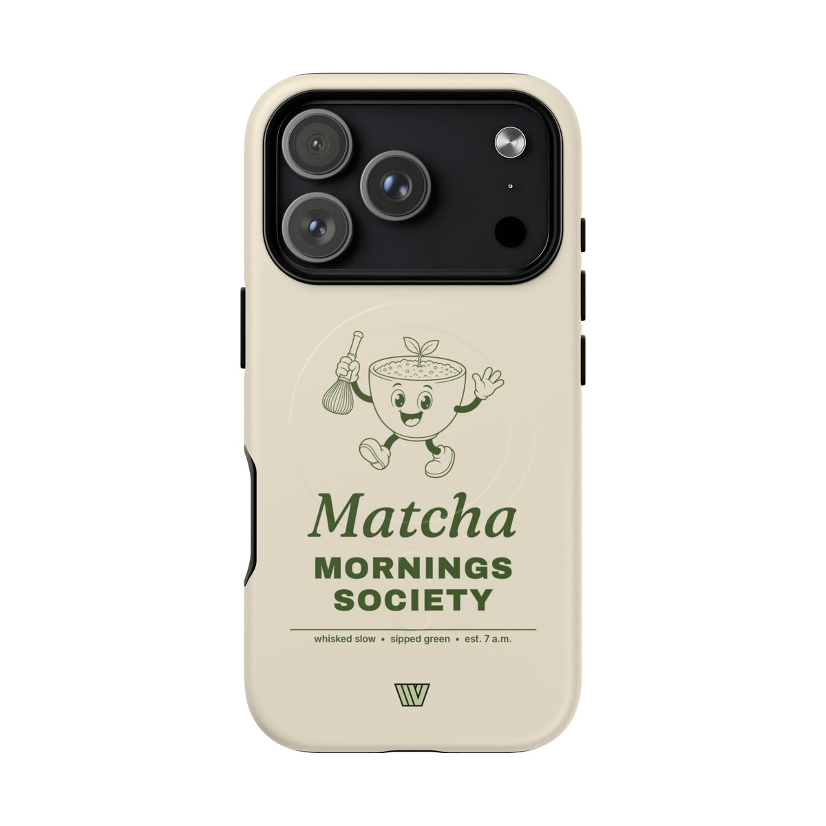 MATCHA MORNINGS | MagSafe Tough iPhone Case